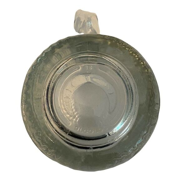 Arcoroc France Canterbury Crocus Coffee Mug Tea Cup Clear Vintage Set Of 4 - Picture 4 of 5